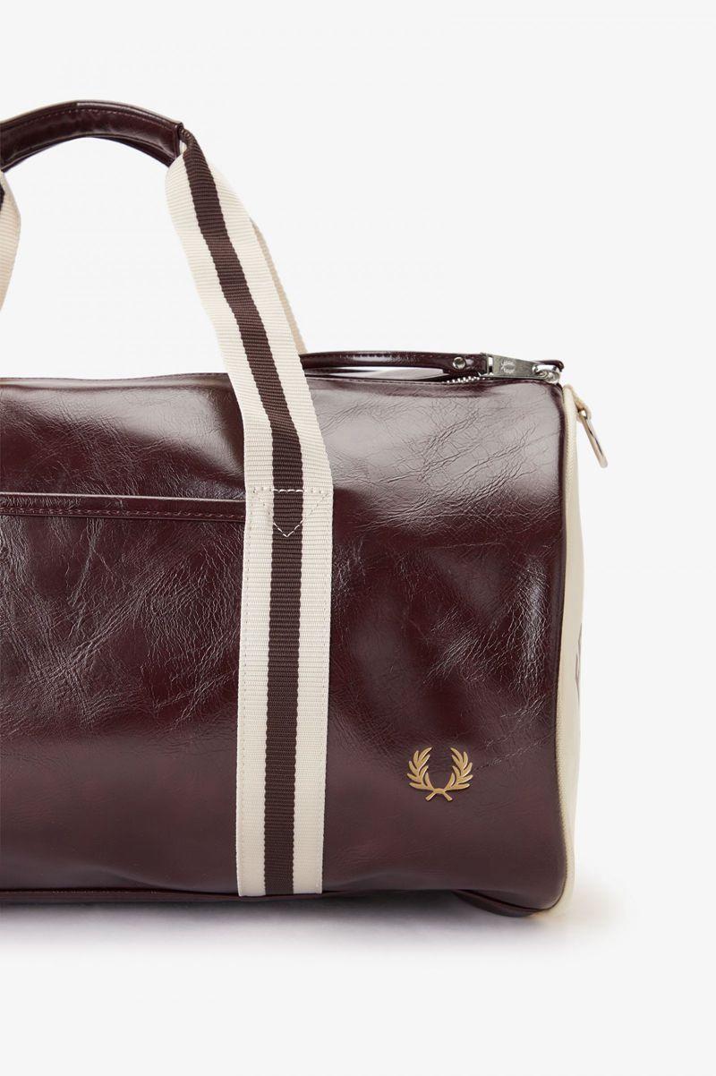 Red Fred Perry Classic Barrel Women's Bags | PH 1807PJJQ